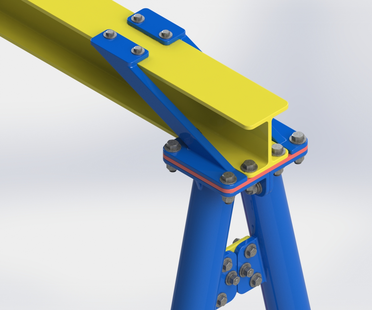 用SolidWorks軟件設(shè)計(jì)一款逼真的門式起重機(jī)