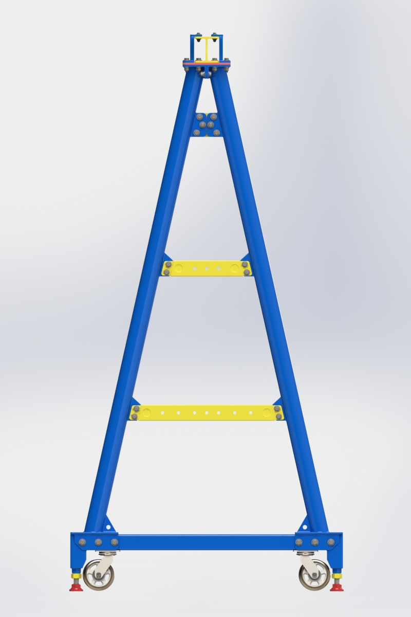 用SolidWorks軟件設(shè)計(jì)一款逼真的門式起重機(jī)