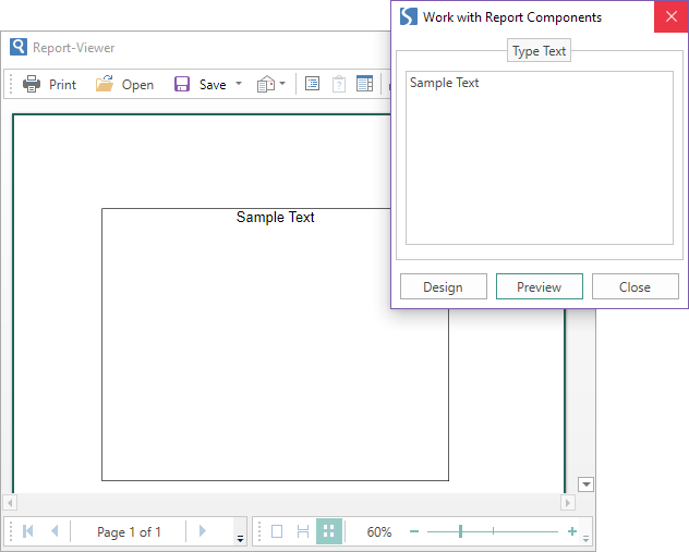 Stimulsoft Reports.Wpf 教程：使用報(bào)表組件
