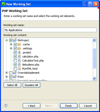 Zend Studio使用教程：什么是PHP工作集？如何創(chuàng)建？