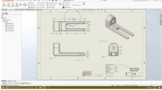 如何為多個項目復制SOLIDWORKS工程圖