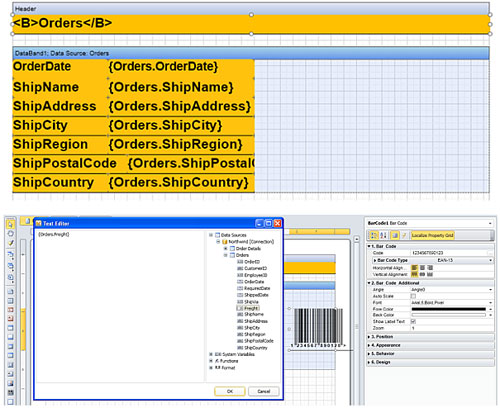 Stimulsoft Reports.Wpf,報表檢測器,數(shù)據(jù)源,訂單,修復(fù)報表