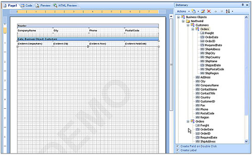 Stimulsoft reporting，Business Objects，智能報表，報表設計器，商業對象，實體模型